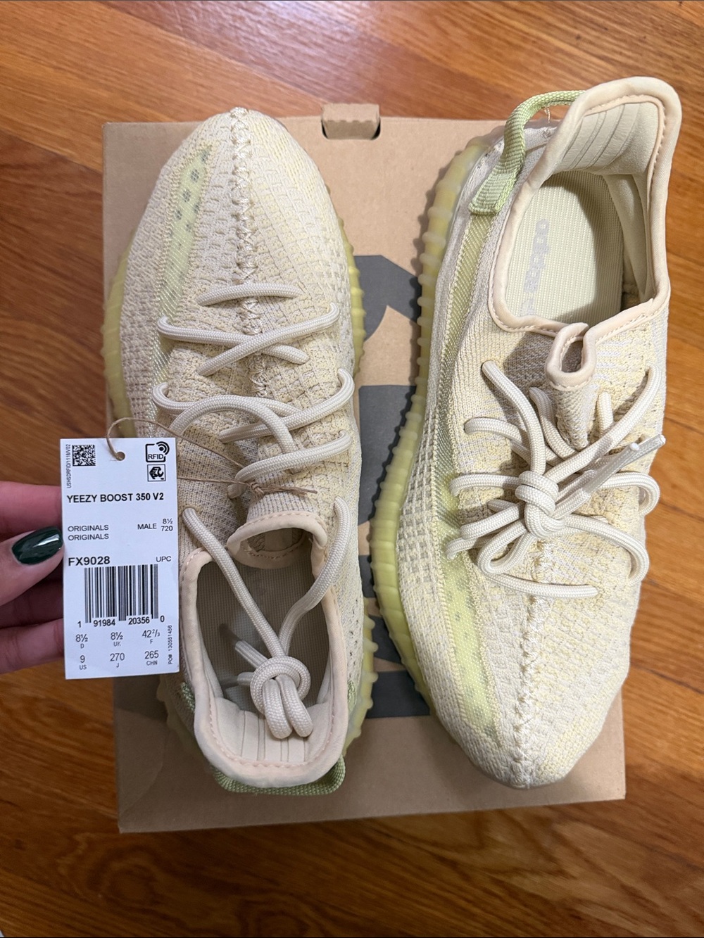 Yeezy Boost 350 V2 Cream/Yellow Sneakers